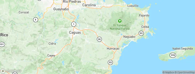 Virginia Valley, Puerto Rico Map