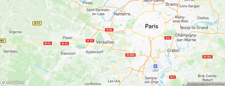 Viroflay, France Map