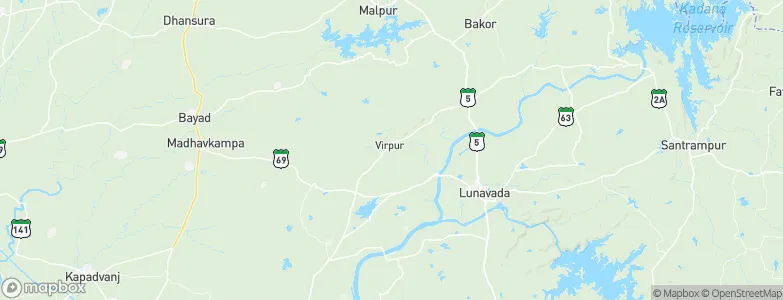 Virpur, India Map