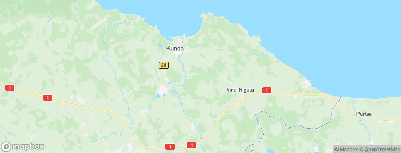 Viru-Nigula vald, Estonia Map