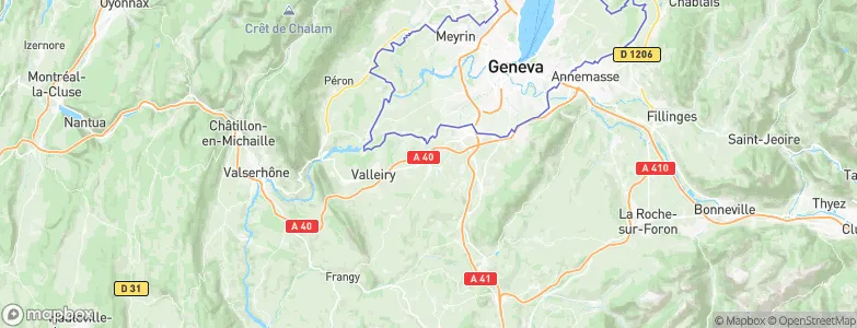Viry, France Map