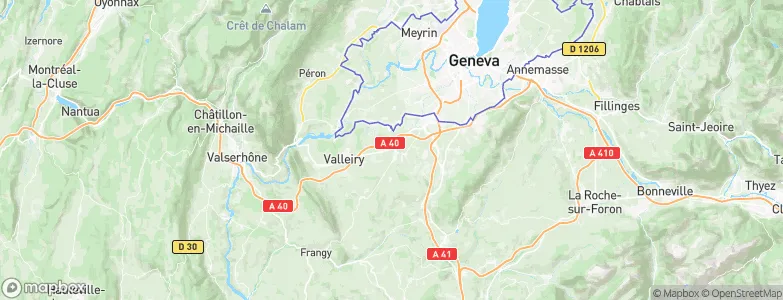 Viry, France Map