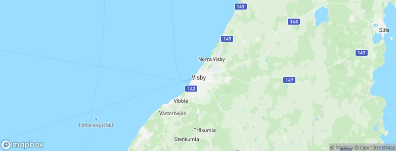 Visby, Sweden Map