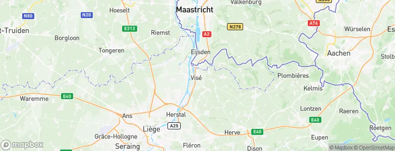 Visé, Belgium Map
