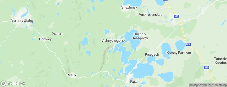 Vishnëvogorsk, Russia Map