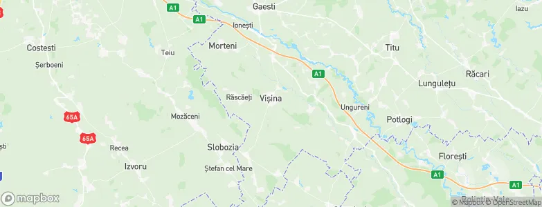Vişina, Romania Map
