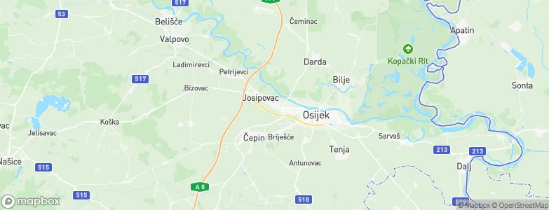 Višnjevac, Croatia Map
