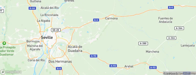 Viso del Alcor, El, Spain Map