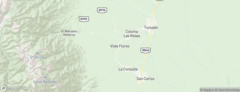 Vista Flores, Argentina Map