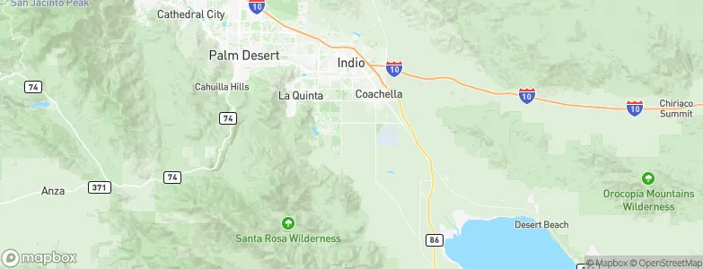Vista Santa Rosa, United States Map
