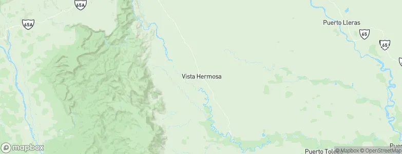 Vistahermosa, Colombia Map