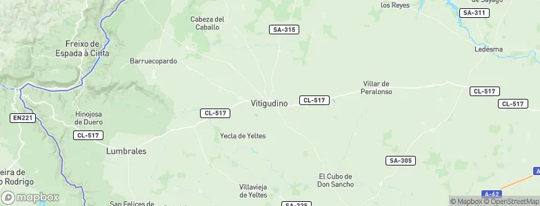 Vitigudino, Spain Map