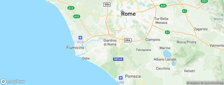 Vitinia, Italy Map