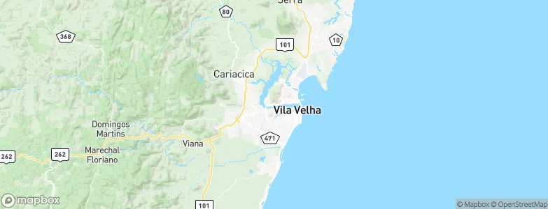 Vitória, Brazil Map