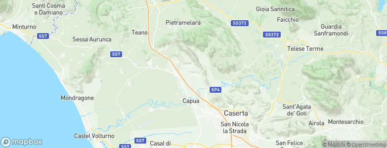 Vitulazio, Italy Map
