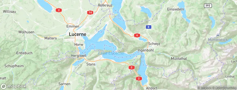 Vitznau, Switzerland Map
