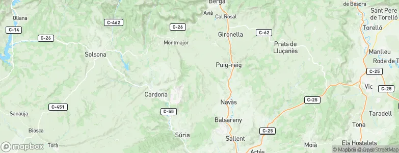 Viver i Serrateix, Spain Map
