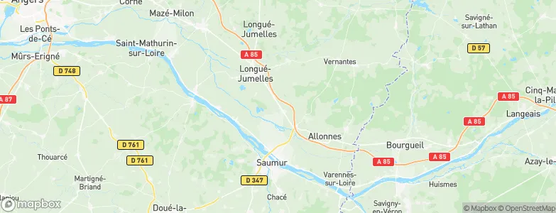 Vivy, France Map