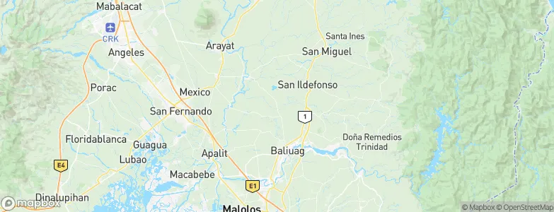 Vizal Santo Niño, Philippines Map