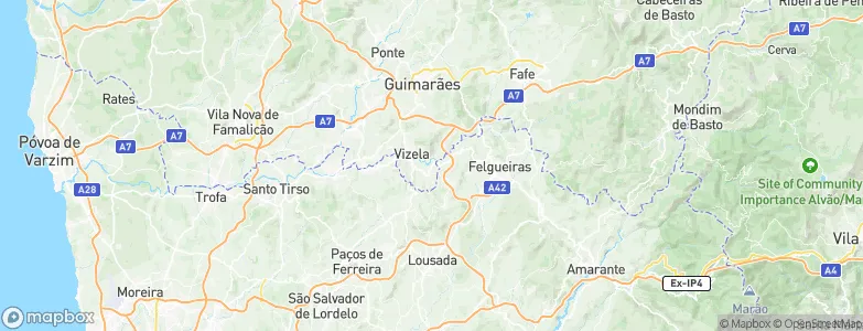 Vizela, Portugal Map