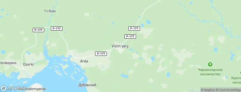 Vizim”yary, Russia Map