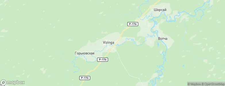 Vizinga, Russia Map