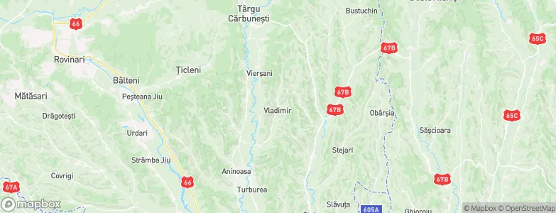 Vladimir, Romania Map