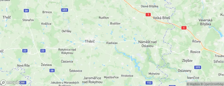 Vladislav, Czechia Map