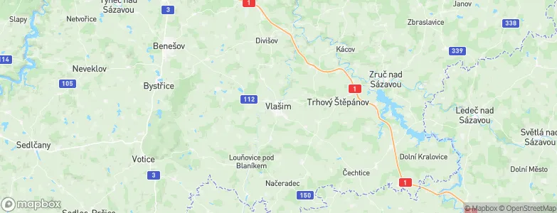 Vlašim, Czechia Map