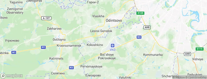Vnukovo District, Russia Map