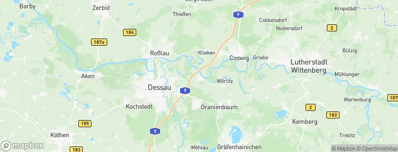Vockerode, Germany Map