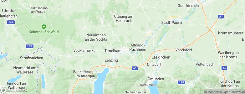 Vöcklabruck, Austria Map