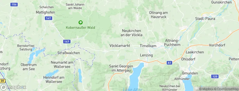 Vöcklamarkt, Austria Map