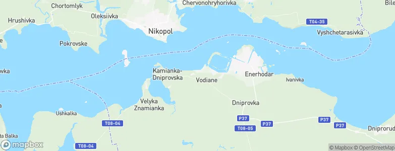 Vodyane, Ukraine Map