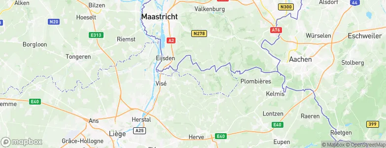 Voeren, Belgium Map