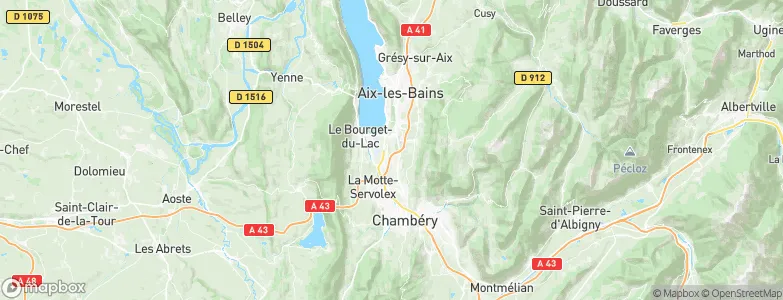 Voglans, France Map