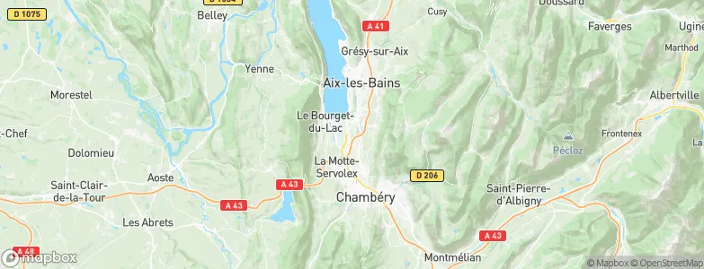 Voglans, France Map