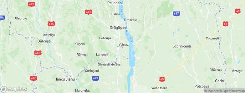 Voiceşti, Romania Map