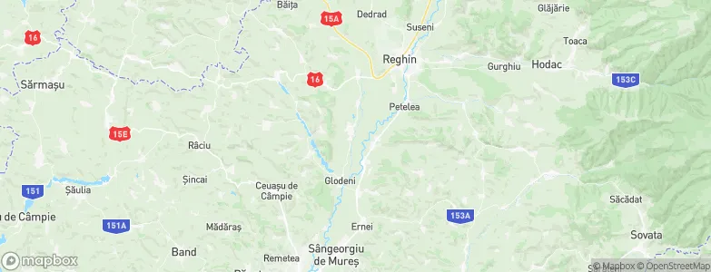 Voivodeni, Romania Map