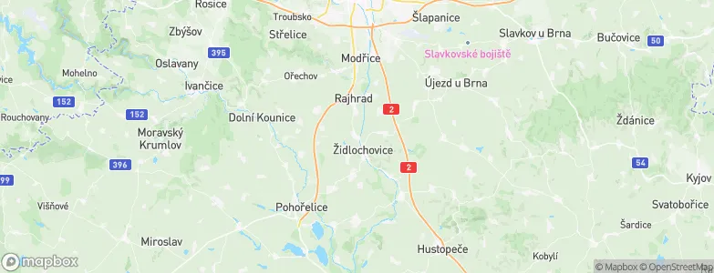 Vojkovice, Czechia Map