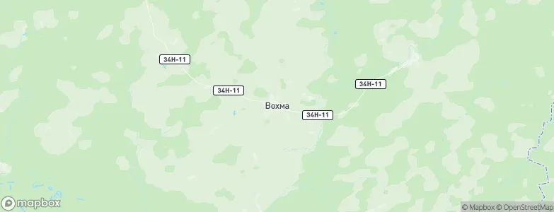 Vokhma, Russia Map