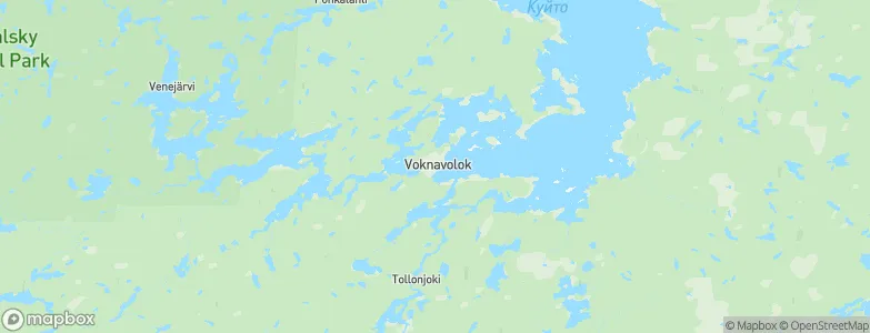 Voknavolok, Russia Map