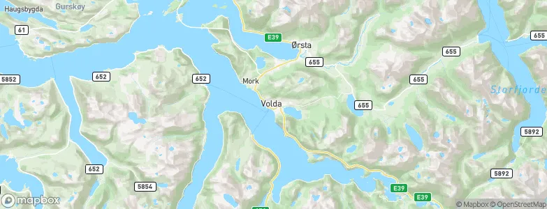 Volda, Norway Map