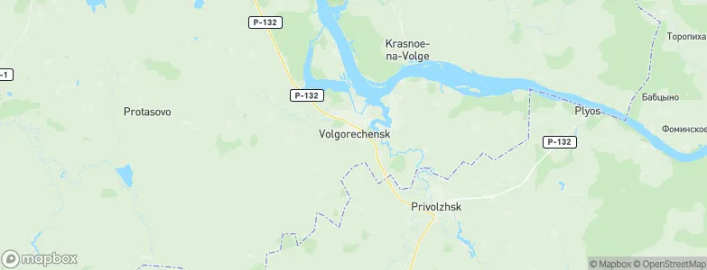 Volgorechensk, Russia Map