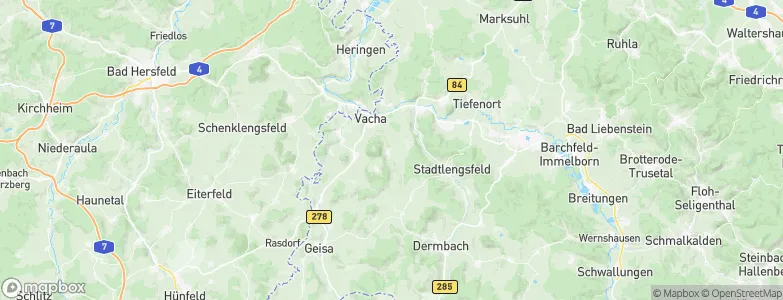 Völkershausen, Germany Map