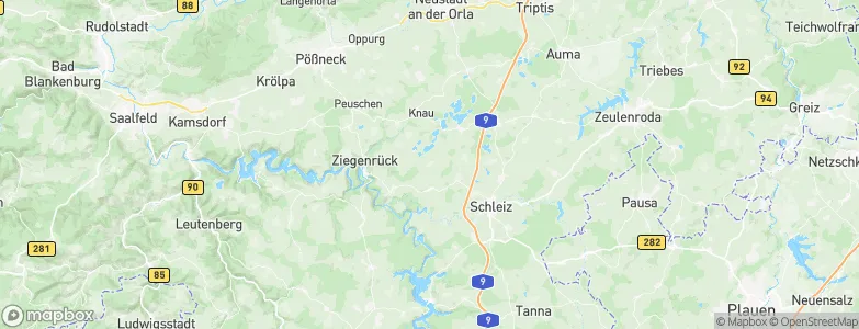 Volkmannsdorf, Germany Map