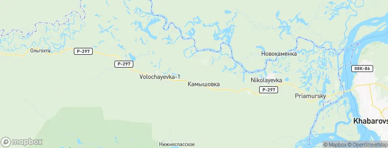Volochayevka Vtoraya, Russia Map