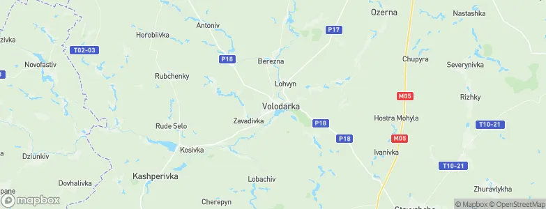Volodarka, Ukraine Map