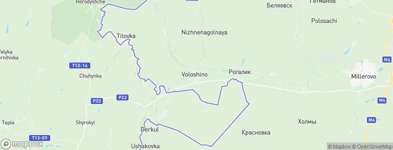 Voloshino, Russia Map