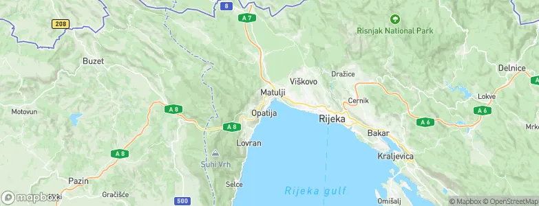 Volosko, Croatia Map